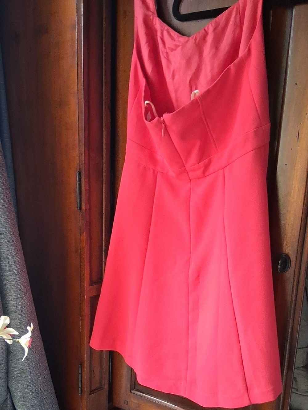 BCBGeneration Red Midi A-Line Dress Sz 4 - Picture 9 of 13